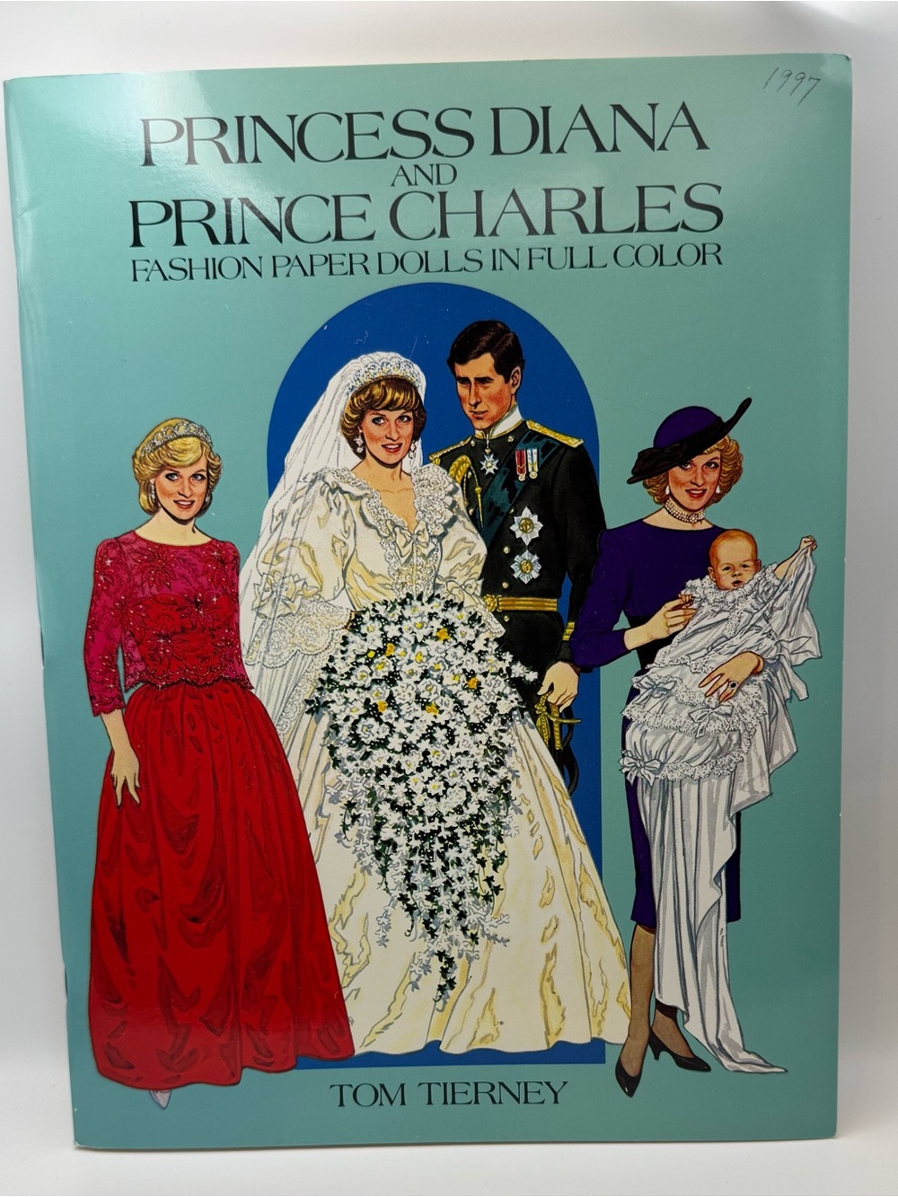 Vintage Princess Diana Prince Charles Fashion Paper Doll Book Tom Tierney
1985